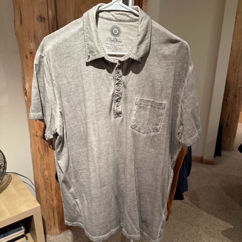 Men's Tre Vero Short-Sleeve Polo Size L